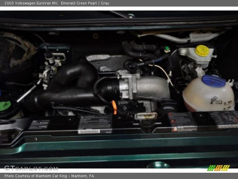 Emerald Green Pearl / Gray 2003 Volkswagen EuroVan MV