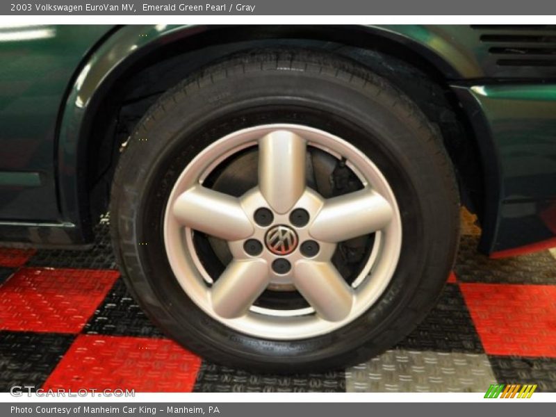 Emerald Green Pearl / Gray 2003 Volkswagen EuroVan MV