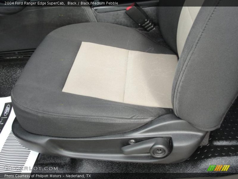 Black / Black/Medium Pebble 2004 Ford Ranger Edge SuperCab