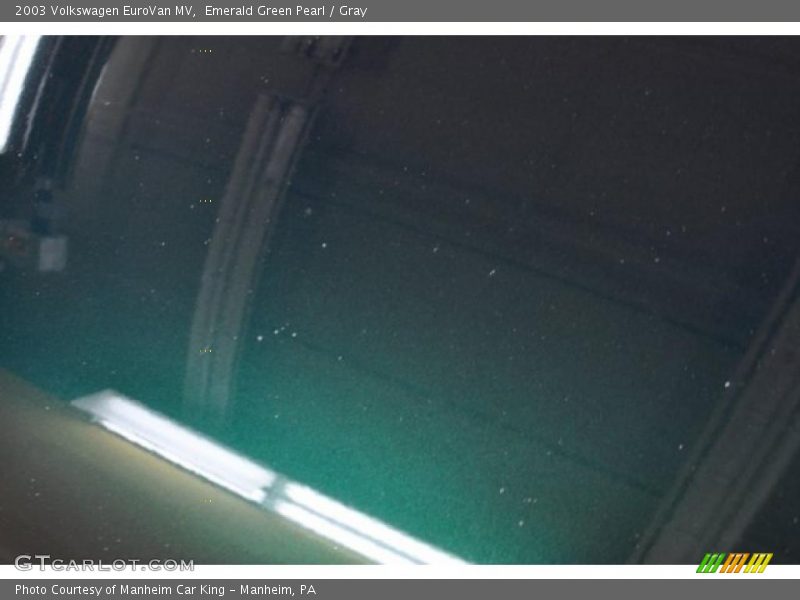 Emerald Green Pearl / Gray 2003 Volkswagen EuroVan MV