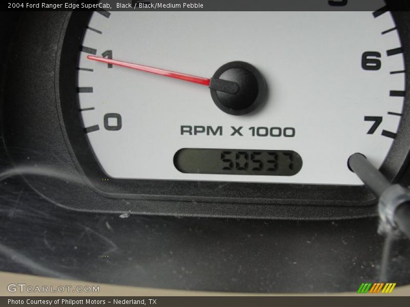 Black / Black/Medium Pebble 2004 Ford Ranger Edge SuperCab