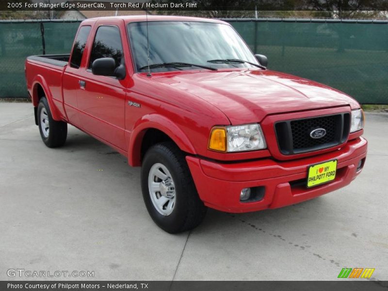 Torch Red / Medium Dark Flint 2005 Ford Ranger Edge SuperCab
