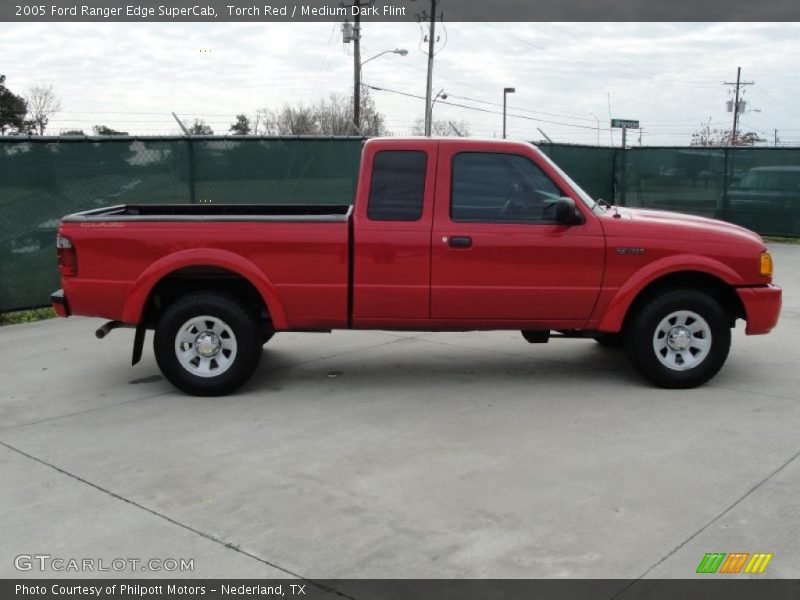 Torch Red / Medium Dark Flint 2005 Ford Ranger Edge SuperCab