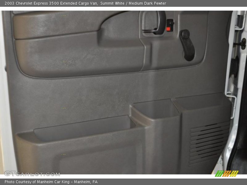 Summit White / Medium Dark Pewter 2003 Chevrolet Express 3500 Extended Cargo Van