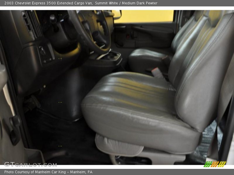 Summit White / Medium Dark Pewter 2003 Chevrolet Express 3500 Extended Cargo Van