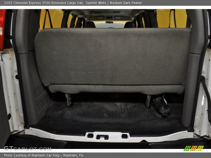 Summit White / Medium Dark Pewter 2003 Chevrolet Express 3500 Extended Cargo Van