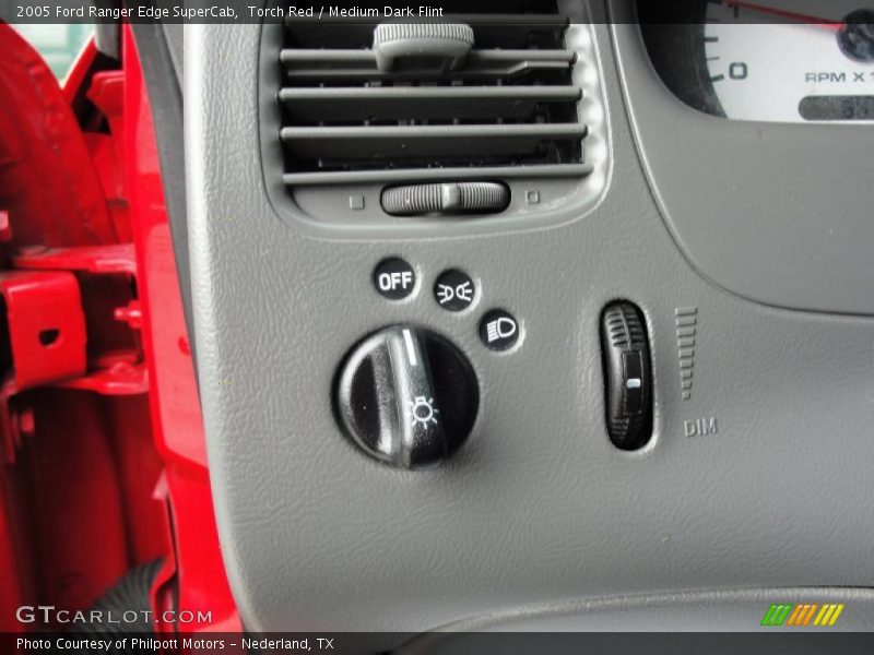 Controls of 2005 Ranger Edge SuperCab