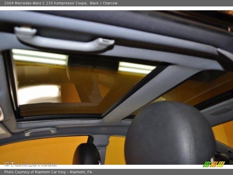 Sunroof of 2004 C 230 Kompressor Coupe