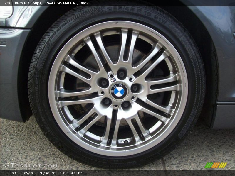 Steel Grey Metallic / Black 2001 BMW M3 Coupe