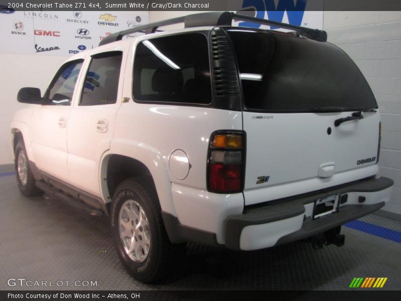 Summit White / Gray/Dark Charcoal 2004 Chevrolet Tahoe Z71 4x4