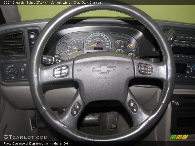 Summit White / Gray/Dark Charcoal 2004 Chevrolet Tahoe Z71 4x4