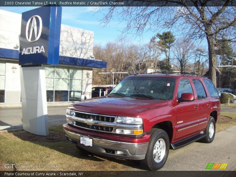 Redfire Metallic / Gray/Dark Charcoal 2003 Chevrolet Tahoe LT 4x4