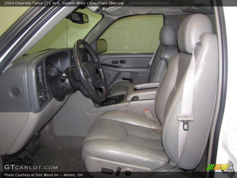 Summit White / Gray/Dark Charcoal 2004 Chevrolet Tahoe Z71 4x4