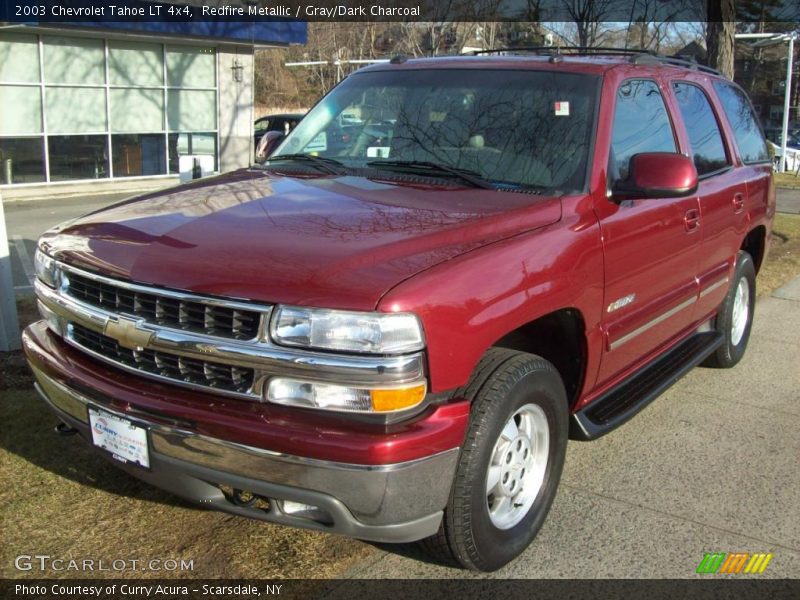 Redfire Metallic / Gray/Dark Charcoal 2003 Chevrolet Tahoe LT 4x4