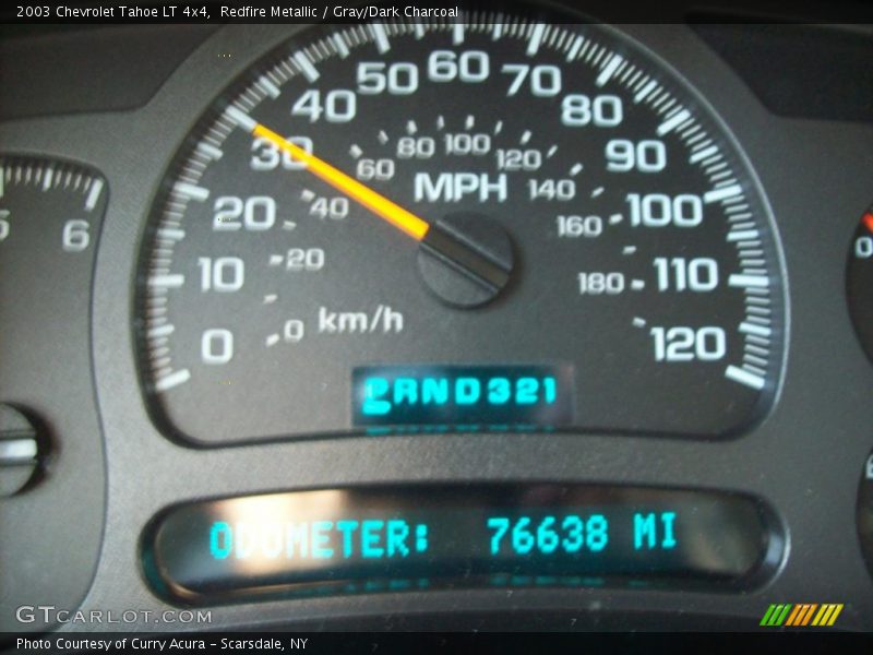 Redfire Metallic / Gray/Dark Charcoal 2003 Chevrolet Tahoe LT 4x4