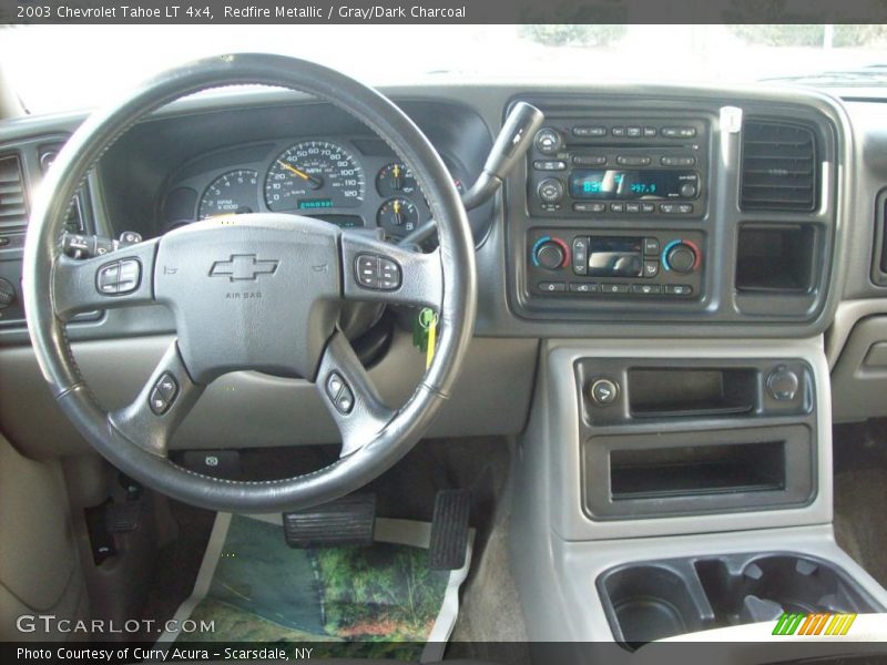Redfire Metallic / Gray/Dark Charcoal 2003 Chevrolet Tahoe LT 4x4