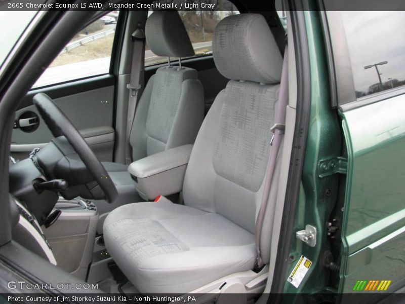 Meander Green Metallic / Light Gray 2005 Chevrolet Equinox LS AWD