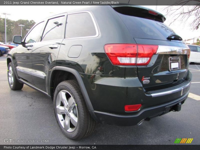 Natural Green Pearl / New Saddle/Black 2011 Jeep Grand Cherokee Overland