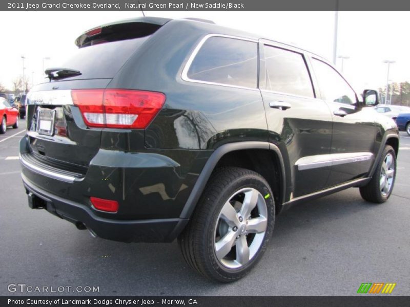 Natural Green Pearl / New Saddle/Black 2011 Jeep Grand Cherokee Overland