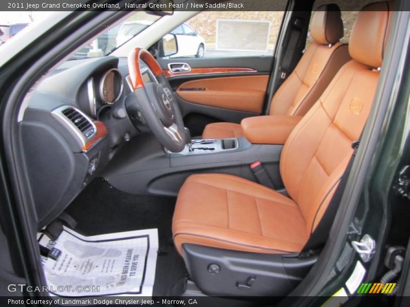  2011 Grand Cherokee Overland New Saddle/Black Interior