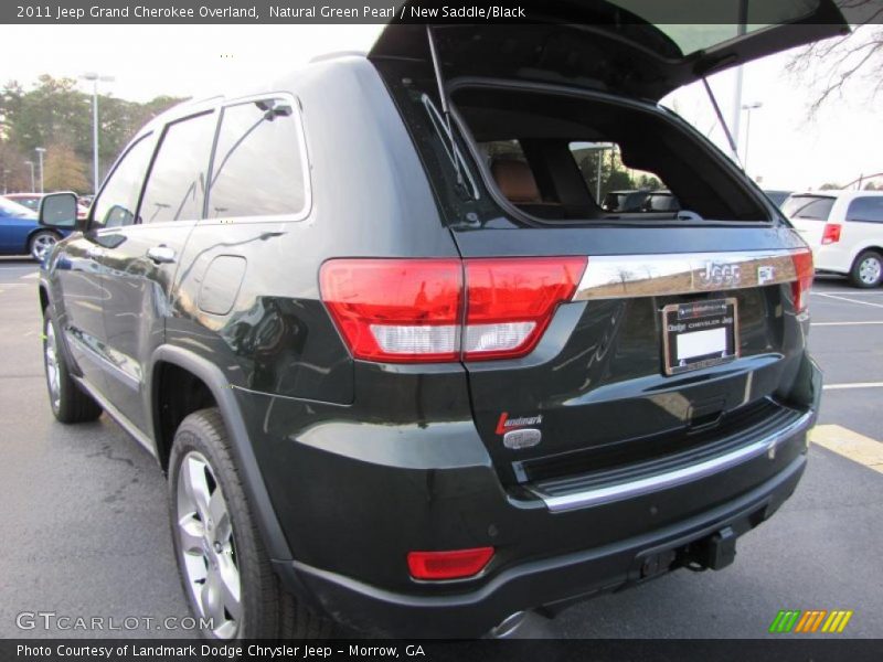 Natural Green Pearl / New Saddle/Black 2011 Jeep Grand Cherokee Overland