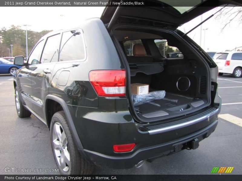 Natural Green Pearl / New Saddle/Black 2011 Jeep Grand Cherokee Overland