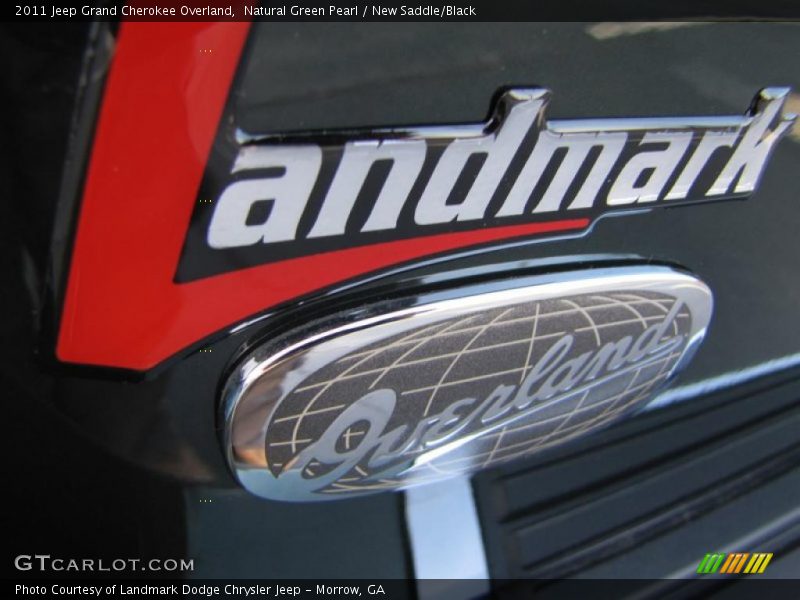 Natural Green Pearl / New Saddle/Black 2011 Jeep Grand Cherokee Overland