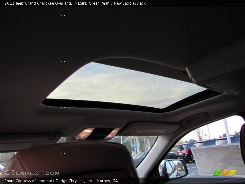 Natural Green Pearl / New Saddle/Black 2011 Jeep Grand Cherokee Overland