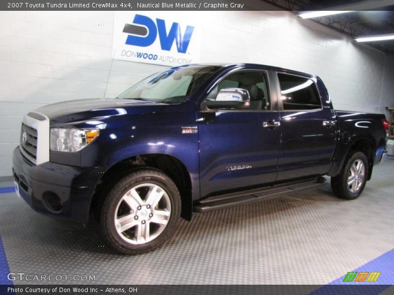 Nautical Blue Metallic / Graphite Gray 2007 Toyota Tundra Limited CrewMax 4x4