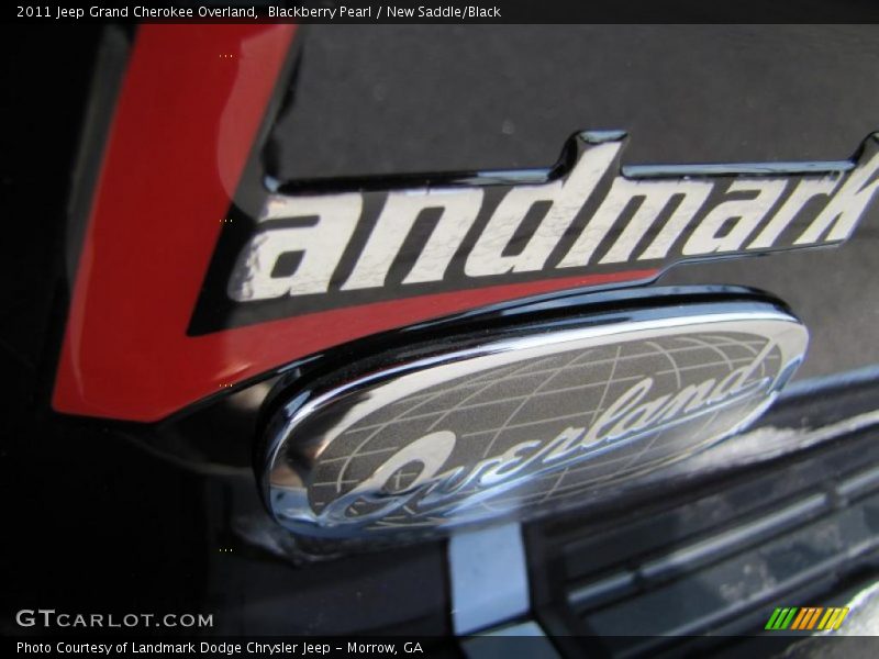Blackberry Pearl / New Saddle/Black 2011 Jeep Grand Cherokee Overland