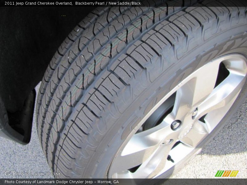 Blackberry Pearl / New Saddle/Black 2011 Jeep Grand Cherokee Overland