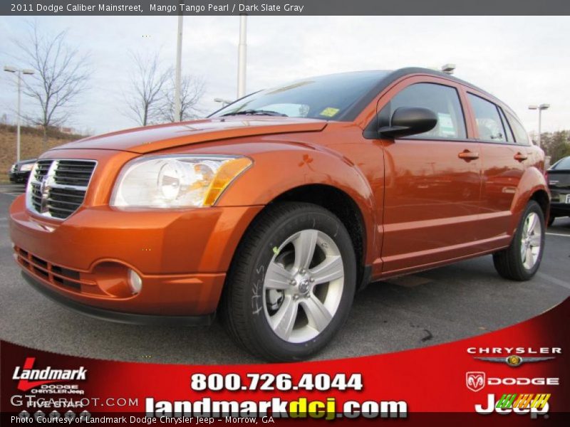 Mango Tango Pearl / Dark Slate Gray 2011 Dodge Caliber Mainstreet