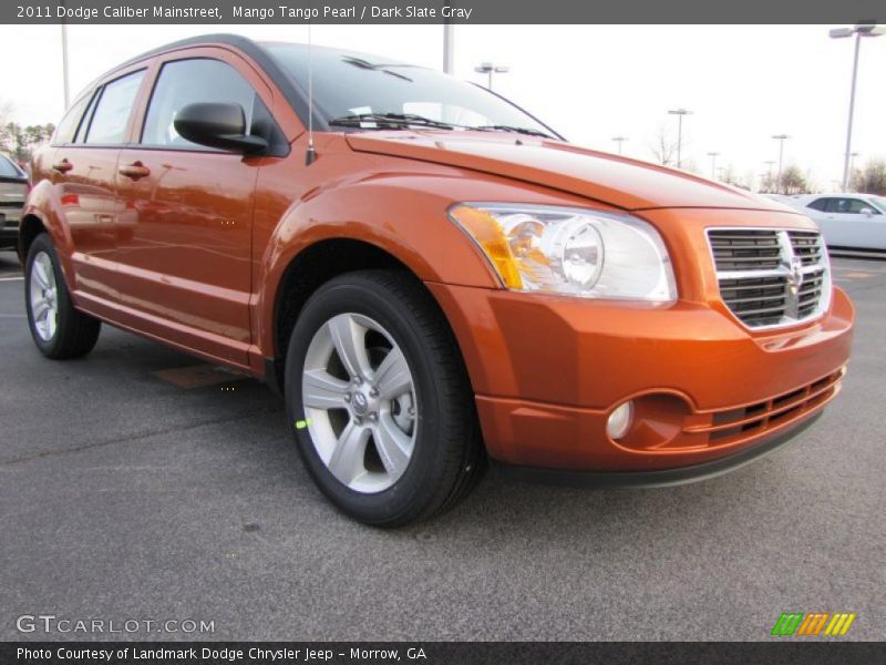 Mango Tango Pearl / Dark Slate Gray 2011 Dodge Caliber Mainstreet