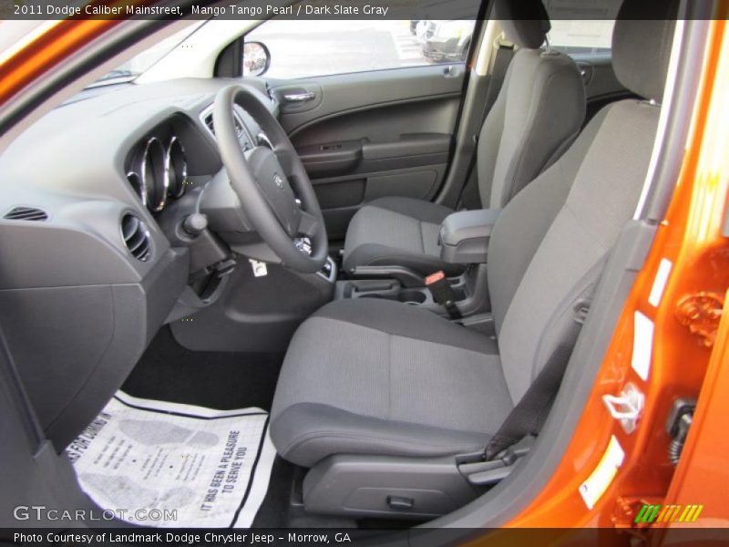 Mango Tango Pearl / Dark Slate Gray 2011 Dodge Caliber Mainstreet