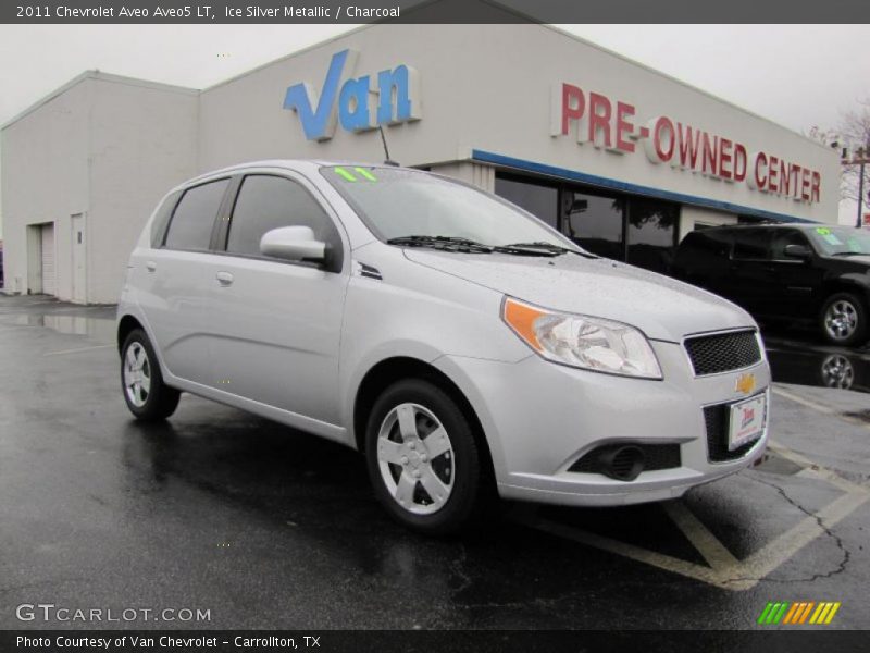 Ice Silver Metallic / Charcoal 2011 Chevrolet Aveo Aveo5 LT
