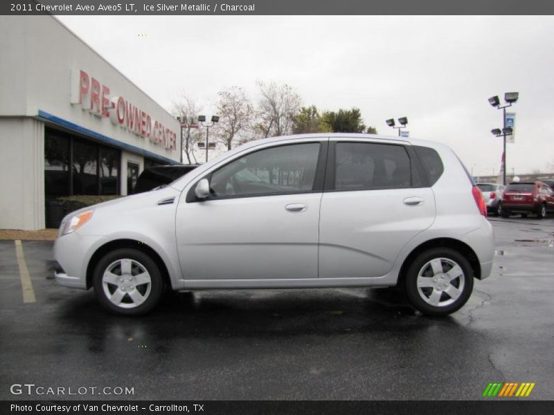 Ice Silver Metallic / Charcoal 2011 Chevrolet Aveo Aveo5 LT