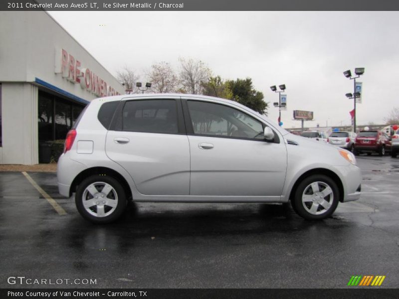 Ice Silver Metallic / Charcoal 2011 Chevrolet Aveo Aveo5 LT