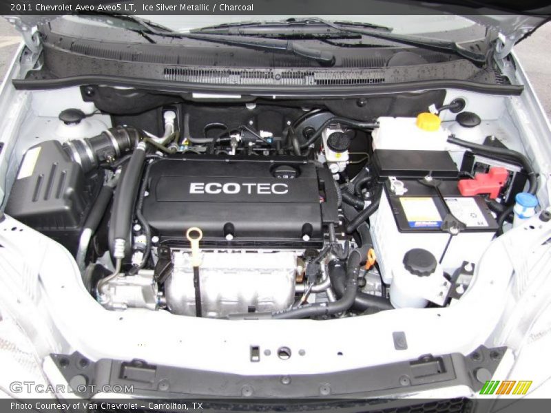  2011 Aveo Aveo5 LT Engine - 1.6 Liter DOHC 16-Valve VVT ECOTEC 4 Cylinder
