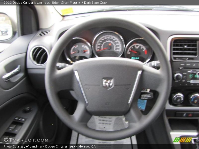 Bright Silver Metallic / Dark Slate Gray 2011 Dodge Caliber Mainstreet