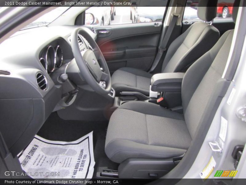 Bright Silver Metallic / Dark Slate Gray 2011 Dodge Caliber Mainstreet