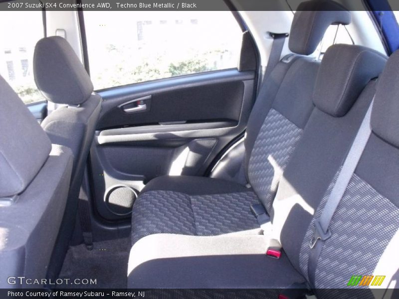 Techno Blue Metallic / Black 2007 Suzuki SX4 Convenience AWD