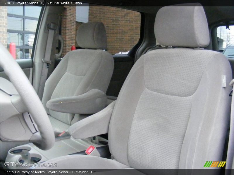 Natural White / Fawn 2008 Toyota Sienna LE