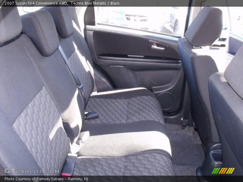 Techno Blue Metallic / Black 2007 Suzuki SX4 Convenience AWD