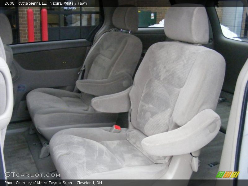 Natural White / Fawn 2008 Toyota Sienna LE