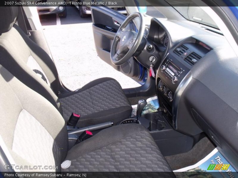 Techno Blue Metallic / Black 2007 Suzuki SX4 Convenience AWD