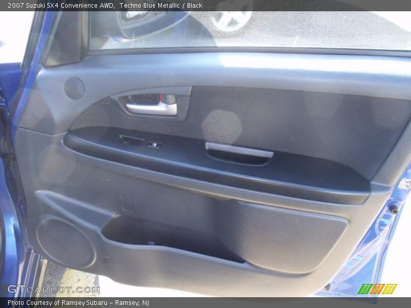 Techno Blue Metallic / Black 2007 Suzuki SX4 Convenience AWD