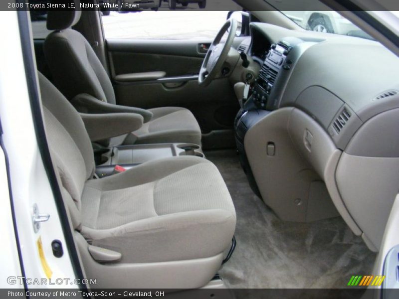 Natural White / Fawn 2008 Toyota Sienna LE