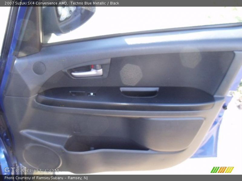 Techno Blue Metallic / Black 2007 Suzuki SX4 Convenience AWD
