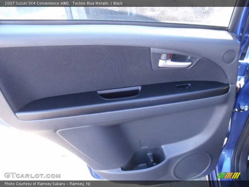 Techno Blue Metallic / Black 2007 Suzuki SX4 Convenience AWD