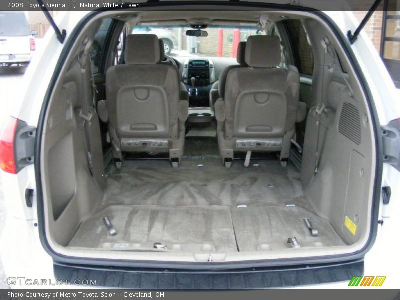 Natural White / Fawn 2008 Toyota Sienna LE